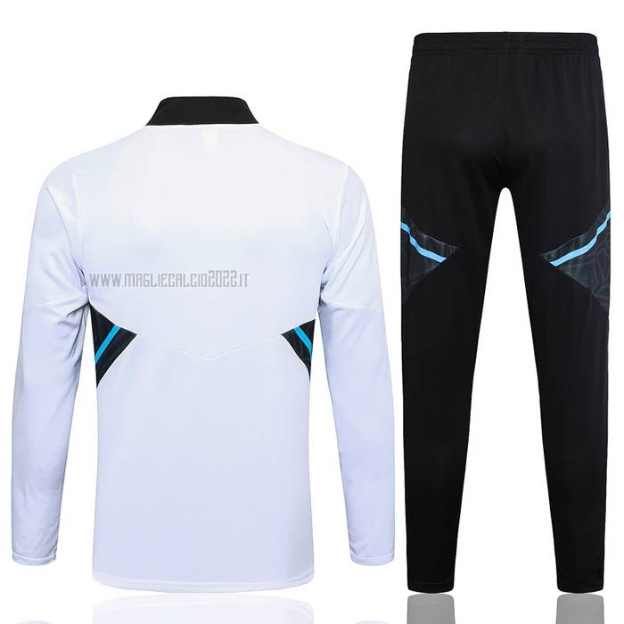 Tuta da Track de Felpa del Manchester United Bambino 2023-2024 Blanco